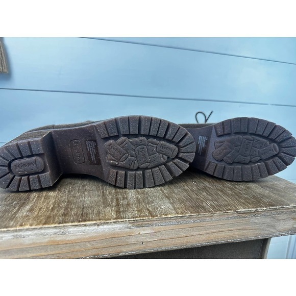 NWOT Korks Elin High Pile Fleece Lug Sole Bootie sz 8.5 - Picture 3 of 8